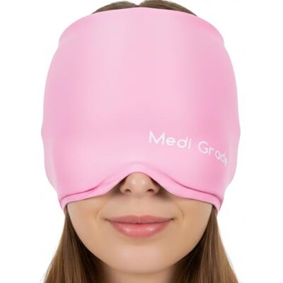 Medi Grade Gorro Frío Migraña Cobertura Total 360, Rosa Medi Grade Gorro Frío Migraña Cobertura Total 360, Rosa