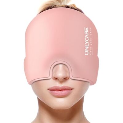 ONLYCARE Gorro Migraña, Mejorado Antifaz Migraña Frio Sin Sabor ONLYCARE Gorro Migraña, Mejorado Antifaz Migraña Frio Sin Sabor