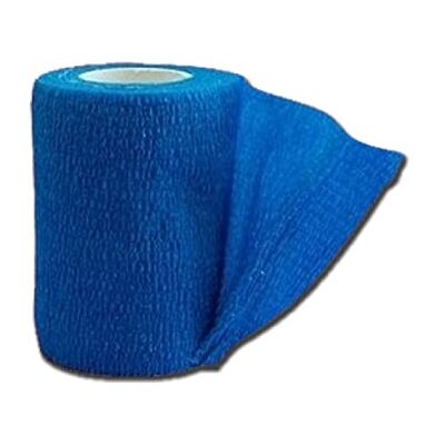 GIMA , Vendas elásticas de colores Previtnt en tela no tejida, autoadhesiva, azul, 10 cm x 4,5 m, paquete 10 piezas, GIMA , Vendas elásticas de colores Previtnt en tela no tejida, autoadhesiva, azul, 10 cm x 4,5 m, paquete 10 piezas,