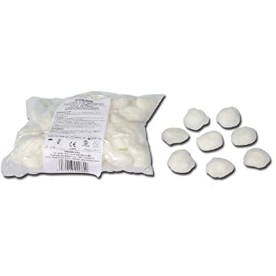 GIMA Mediberg Sferondo Tampones redondos con elástico sin RX, gasa hidrofílica de algodón puro, no estéril, 20 hilos/cm2, Ø 50 mm, paquete 100 piezas GIMA Mediberg Sferondo Tampones redondos con elástico sin RX, gasa hidrofílica de algodón puro, no estéril, 20 hilos/cm2, Ø 50 mm, paquete 100 piezas