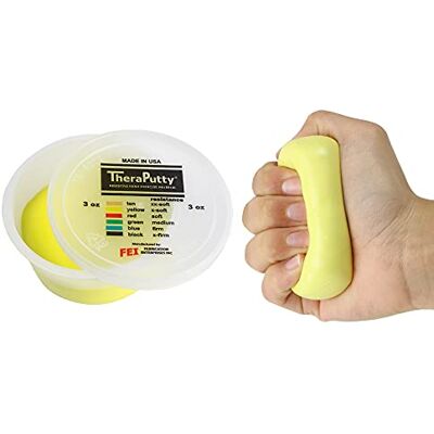 Cando TheraPutty anti bacteriano Pasta modelar 85 g Amarilla (más ligera) Cando TheraPutty anti bacteriano Pasta modelar 85 g Amarilla (más ligera)