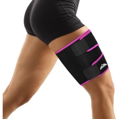 supregear Thigh Wraps Support, Compresión Ajustable Neopreno Manga del Muslo Transpirable Antideslizante Upper Leg Brace para Unisex Tirado del Músculo de la Ingle Cuádriceps, Negro + Rosa Fucsia, L supregear Thigh Wraps Support, Compresión Ajustable Neopreno Manga del Muslo Transpirable Antideslizante Upper Leg Brace para Unisex Tirado del Músculo de la Ingle Cuádriceps, Negro + Rosa Fucsia, L