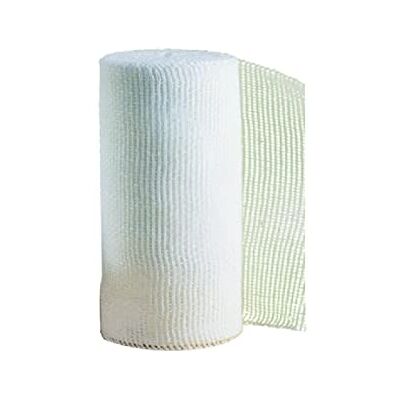 GIMA Venda de Gasa Hidrofílica Bordeada de 20 Hilos, 100% Algodón Absorbente Candido, Borde con Dobladillo, Sin Látex, Tamaño 5 m x 10 cm, caja de 100 rollos GIMA Venda de Gasa Hidrofílica Bordeada de 20 Hilos, 100% Algodón Absorbente Candido, Borde con Dobladillo, Sin Látex, Tamaño 5 m x 10 cm, caja de 100 rollos