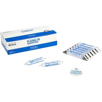 Quinton Medical Plasma Ampollas Agua de Mar Isotónica, 36 x 10 ml Quinton Medical Plasma Ampollas Agua de Mar Isotónica, 36 x 10 ml