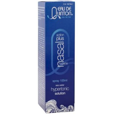 Quinton Action Plus Spray Nasal Agua de Mar Hipertónica, 100 ml, Pack 2 Quinton Action Plus Spray Nasal Agua de Mar Hipertónica, 100 ml, Pack 2