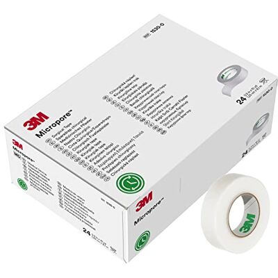3M Cinta Quirúrgica Micropore™ ™ , 1/2 IN x 10 YD (1,25 cm x 9,1 m), 24 Rollos/Caja 10 Cartones/Caja 3M Cinta Quirúrgica Micropore™ ™ , 1/2 IN x 10 YD (1,25 cm x 9,1 m), 24 Rollos/Caja 10 Cartones/Caja