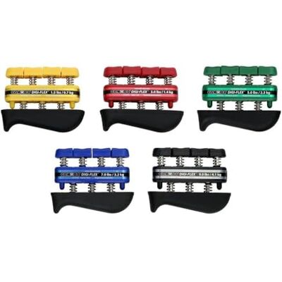 Cando Digi-Flex Hand and Finger Exercise System Set of 5 Cando Digi-Flex Hand and Finger Exercise System Set of 5