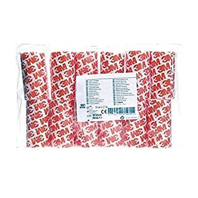 3M Algodón antiescaras de poliéster no tejido, porosa y altamente adaptable, medida 10 cm x 2,7 m, pack de 12 rollos. 3M Algodón antiescaras de poliéster no tejido, porosa y altamente adaptable, medida 10 cm x 2,7 m, pack de 12 rollos.