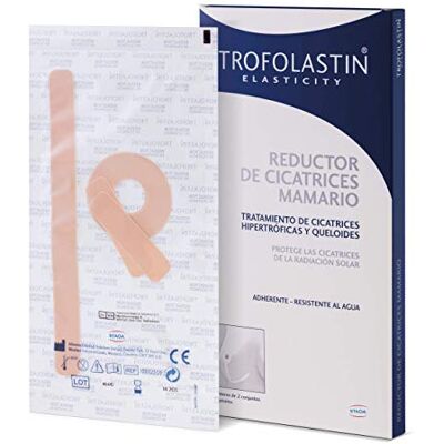 TROFOLASTIN parches reductor de cicatrices, cirugía de mama, 3 x 2 uds TROFOLASTIN parches reductor de cicatrices, cirugía de mama, 3 x 2 uds