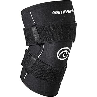 Rehband X-RX rodillera 7 mm Knee sleeve de neopreno para entrenamiento de fuerza y fitness, flexible y antideslizante, soporte de rodilla para hombre y mujer, Color:Negro, Talla:S Rehband X-RX rodillera 7 mm Knee sleeve de neopreno para entrenamiento de fuerza y fitness, flexible y antideslizante, soporte de rodilla para hombre y mujer, Color:Negro, Talla:S