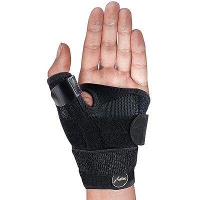 Dr. Arthritis Muñequera Pulgar con Férula Dedo Desarrollada por Médicos Muñequera Tendinitis Pulgar Ajustable a Cualquier Tamaño para Hombre y Mujer Para Mano Derecha e Izquierda Libro Manual Incluido Negra Dr. Arthritis Muñequera Pulgar con Férula Dedo Desarrollada por Médicos Muñequera Tendinitis Pulgar Ajustable a Cualquier Tamaño para Hombre y Mujer Para Mano Derecha e Izquierda Libro Manual Incluido Negra