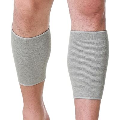 NEOtech Care Banda de sujeción para la pantorrilla Tejido ligero, elástico y transpirable Compresión media (Gris, Talla S, 2 Unidades) NEOtech Care Banda de sujeción para la pantorrilla Tejido ligero, elástico y transpirable Compresión media (Gris, Talla S, 2 Unidades)