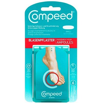 Compeed Blasenpflaster small, 6 pzas Esparadrapo Compeed Blasenpflaster small, 6 pzas Esparadrapo