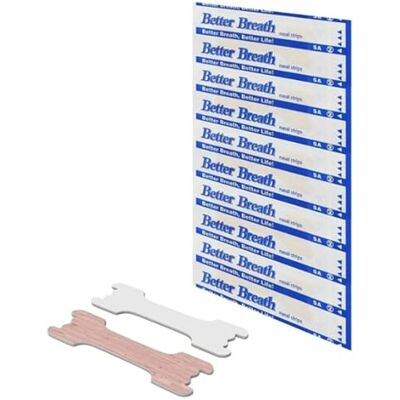 BARAC Tiras Nasales Dormir, Nose Strips Antironquidos, 100 Unidades 66x19 mm BARAC Tiras Nasales Dormir, Nose Strips Antironquidos, 100 Unidades 66x19 mm