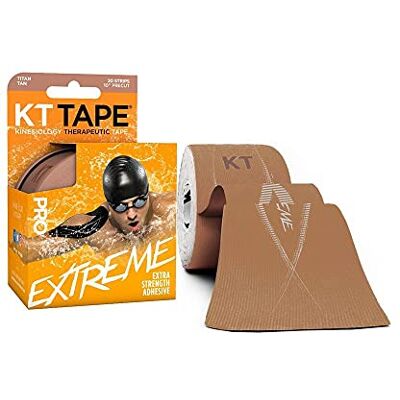 KT TAPE Pro Extreme Tape Precut (20 x 25cm) Beige 5 Meters Tapes, Adultos Unisex, Titanio Tan, 5m KT TAPE Pro Extreme Tape Precut (20 x 25cm) Beige 5 Meters Tapes, Adultos Unisex, Titanio Tan, 5m