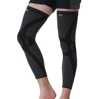 NEOtech Care Manga de compresión para rodilla y pierna Tejido de punto de fibra de bambú Material elástico y transpirable (Negro, Talla M, 2 Unidades) NEOtech Care Manga de compresión para rodilla y pierna Tejido de punto de fibra de bambú Material elástico y transpirable (Negro, Talla M, 2 Unidades)
