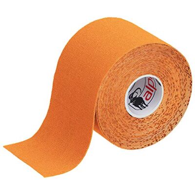 ALPIDEX Cinta Kinesiología Tape 5 m x 5 cm Cinta Muscular E- Book Ejemplos Aplicación, Color:naranja, Cantidad:1 rollo ALPIDEX Cinta Kinesiología Tape 5 m x 5 cm Cinta Muscular E- Book Ejemplos Aplicación, Color:naranja, Cantidad:1 rollo