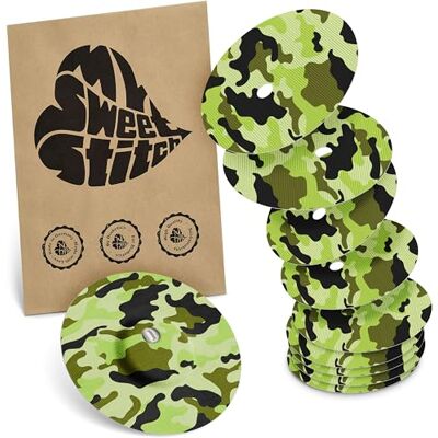 MySweetStitch FreeStyle Libre 3/3 Plus Overpatch – 10x parches de fijación redondos, sujeción extra fuerte sobre el sensor, impermeable & suave para la piel, hipoalergénico, Camouflage MySweetStitch FreeStyle Libre 3/3 Plus Overpatch – 10x parches de fijación redondos, sujeción extra fuerte sobre el sensor, impermeable & suave para la piel, hipoalergénico, Camouflage