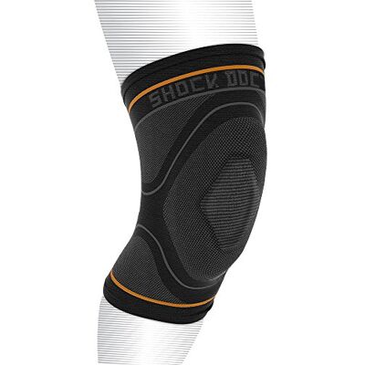 Shock Doctor Knee Brace Rodillera de Compresión Tejida con Soporte de Gel, Unisex Adulto, Negro, XL Shock Doctor Knee Brace Rodillera de Compresión Tejida con Soporte de Gel, Unisex Adulto, Negro, XL