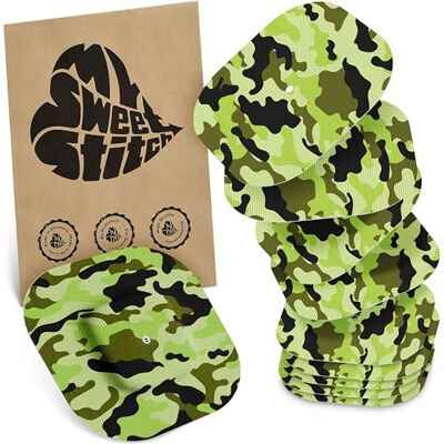 MySweetStitch Simplera Overpatch Square – 10x parches de fijación cuadrados, sujeción extra fuerte sobre el sensor, impermeable & suave para la piel, hipoalergénico, Made in Germany, Camouflage MySweetStitch Simplera Overpatch Square – 10x parches de fijación cuadrados, sujeción extra fuerte sobre el sensor, impermeable & suave para la piel, hipoalergénico, Made in Germany, Camouflage