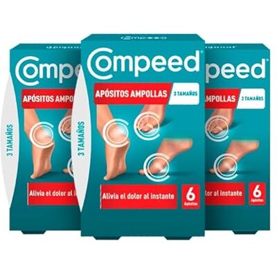 Compeed Ampollas Surtido, Apósitos Hidrocoloides Contra Rozaduras, Pack 3 x 6 uds. Compeed Ampollas Surtido, Apósitos Hidrocoloides Contra Rozaduras, Pack 3 x 6 uds.