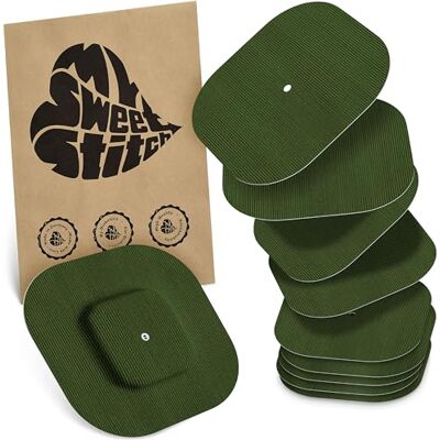 MySweetStitch Simplera Overpatch Square – 10x parches de fijación cuadrados, sujeción extra fuerte sobre el sensor, impermeable & suave para la piel, hipoalergénico, Made in Germany, Olive MySweetStitch Simplera Overpatch Square – 10x parches de fijación cuadrados, sujeción extra fuerte sobre el sensor, impermeable & suave para la piel, hipoalergénico, Made in Germany, Olive