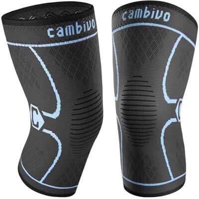 CAMBIVO Rodilleras Gym de Compresion Transpirable y Antideslizante para Deporte CAMBIVO Rodilleras Gym de Compresion Transpirable y Antideslizante para Deporte