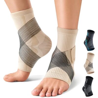 CAMBIVO Tobillera Deportiva, Soporte de Transpirable con Correas Extraíbles CAMBIVO Tobillera Deportiva, Soporte de Transpirable con Correas Extraíbles