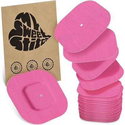 MySweetStitch Simplera Overpatch Square – 25x parches de fijación cuadrados, sujeción extra fuerte sobre el sensor, impermeable & suave para la piel, hipoalergénico, Made in Germany, Pink MySweetStitch Simplera Overpatch Square – 25x parches de fijación cuadrados, sujeción extra fuerte sobre el sensor, impermeable & suave para la piel, hipoalergénico, Made in Germany, Pink