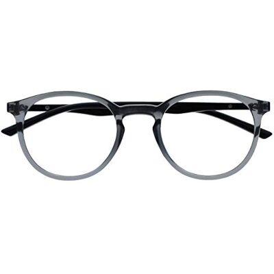 Gafas Redondas Opulize - Resistentes a Rayaduras - Gris/Negro Gafas Redondas Opulize - Resistentes a Rayaduras - Gris/Negro