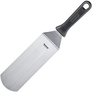 Westmark Espátula profesional para grill, Angulada, Flexible, Cerrada, Tamaño de la hoja: 7,5 x 20 cm, Longitud: 36,5 cm, Acero inoxidable / plástico, Master Line, Negro/plateado, Westmark Espátula profesional para grill, Angulada, Flexible, Cerrada, Tamaño de la hoja: 7,5 x 20 cm, Longitud: 36,5 cm, Acero inoxidable / plástico, Master Line, Negro/plateado,
