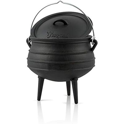BBQ-TORO Potjie l Elección de Diferentes tamaños l Cacerola de Hierro Fundido l Horno holandés sudafricano BBQ-TORO Potjie l Elección de Diferentes tamaños l Cacerola de Hierro Fundido l Horno holandés sudafricano