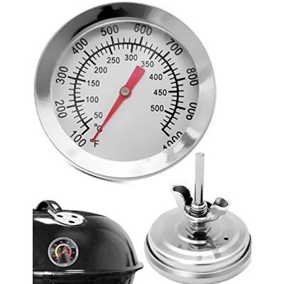 HomeTools.eu ® Thermomètre de cuisson analogique Résistant à la température Pour barbecue, grill, casseroles, faitouts, fumoir De 10°C à 500°C HomeTools.eu ® Thermomètre de cuisson analogique Résistant à la température Pour barbecue, grill, casseroles, faitouts, fumoir De 10°C à 500°C