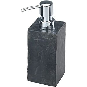Wenko Slate Rocks Dispensador de jabón, de Acero Fino Inoxidable y poliresina, 6 x 17 cm Wenko Slate Rocks Dispensador de jabón, de Acero Fino Inoxidable y poliresina, 6 x 17 cm
