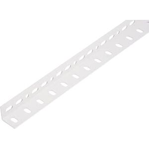 Alberts Conceptor® perfil angular plastificado blanco RAL 9016 perforado 2000 x 25 x 25 Alberts Conceptor® perfil angular plastificado blanco RAL 9016 perforado 2000 x 25 x 25