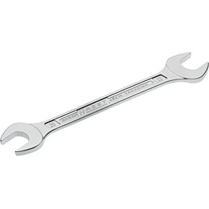 Hazet Llave fija doble cromada, ancho de llave: 20 x 22 mm, posición de las mordazas: 15°, eje con perfil en T doble extra robusto, Made in Germany Hazet Llave fija doble cromada, ancho de llave: 20 x 22 mm, posición de las mordazas: 15°, eje con perfil en T doble extra robusto, Made in Germany
