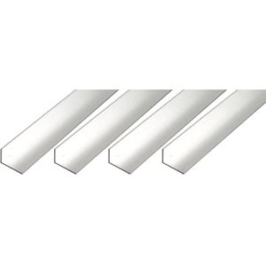 Alberts GAH- 499822 Perfil angular de aluminio, natural, 1000 x 30 x 15 mm, juego de 4 Alberts GAH- 499822 Perfil angular de aluminio, natural, 1000 x 30 x 15 mm, juego de 4