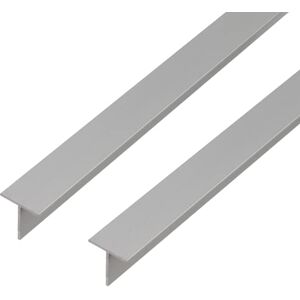 Alberts GAH- 464899 Perfil en T de aluminio, 1000 x 35 x 35 mm, natural, juego de 2 Alberts GAH- 464899 Perfil en T de aluminio, 1000 x 35 x 35 mm, natural, juego de 2