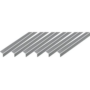 Alberts GAH- 432959 Perfil angular (autoadhesivo, plástico, aspecto de acero inoxidable, 1000 x 20 x 20 mm, 6 unidades) Alberts GAH- 432959 Perfil angular (autoadhesivo, plástico, aspecto de acero inoxidable, 1000 x 20 x 20 mm, 6 unidades)
