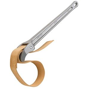 RIDGID Número 5 Llave de correa de aluminio para tubos, Llave de correa ajustable con capacidad de 5 pulgadas y correa de 29 1/4 pulgadas RIDGID Número 5 Llave de correa de aluminio para tubos, Llave de correa ajustable con capacidad de 5 pulgadas y correa de 29 1/4 pulgadas