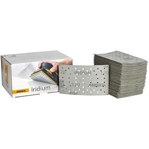 Abrasivo Mirka IRIDIUM - 81x133mm, Grano 120, 100 uds Abrasivo Mirka IRIDIUM - 81x133mm, Grano 120, 100 uds