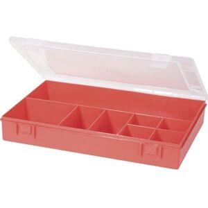 hünersdorff Cajas de surtido PP CLASSIC, 8 compartimentos 225x335x55 mm, rojo hünersdorff Cajas de surtido PP CLASSIC, 8 compartimentos 225x335x55 mm, rojo