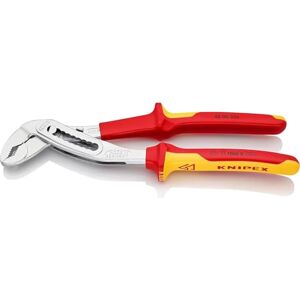 KNIPEX Alligator Tenaza de agarre pico loro con cartulinas autoservicio cromado aislados con fundas multicomponentes, según norma VDE, KNIPEX Alligator Tenaza de agarre pico loro con cartulinas autoservicio cromado aislados con fundas multicomponentes, según norma VDE,
