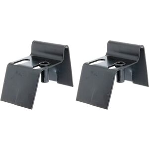 Alberts GAH- Soporte para empotrar en hormigón, con agujeros largos, con guía de suelo deslizante, ancho: 100 mm, pintura negra sumergible, juego de 2 Alberts GAH- Soporte para empotrar en hormigón, con agujeros largos, con guía de suelo deslizante, ancho: 100 mm, pintura negra sumergible, juego de 2