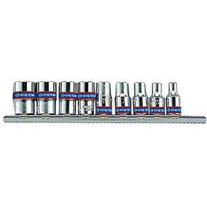 king tony Llave de tubo, de 1/4 pulgadas, conjunto de 9 king tony Llave de tubo, de 1/4 pulgadas, conjunto de 9