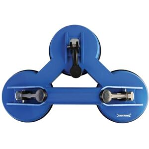 Silverline Tools Ventosa Triple para Transporte de Materiales Pesados, Azul Silverline Tools Ventosa Triple para Transporte de Materiales Pesados, Azul