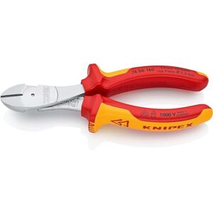 KNIPEX Alicates de corte diagonal de fuerza con cartulinas autoservicio cromado aislados con fundas multicomponentes, según norma VDE, KNIPEX Alicates de corte diagonal de fuerza con cartulinas autoservicio cromado aislados con fundas multicomponentes, según norma VDE,