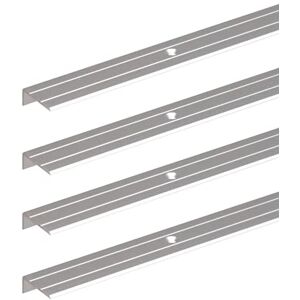 Alberts GAH- 490133 Perfil protector para bordes de escalera, perforado, aluminio anodizado, 1000 x 24,5 x 10 mm, juego de 4 Alberts GAH- 490133 Perfil protector para bordes de escalera, perforado, aluminio anodizado, 1000 x 24,5 x 10 mm, juego de 4