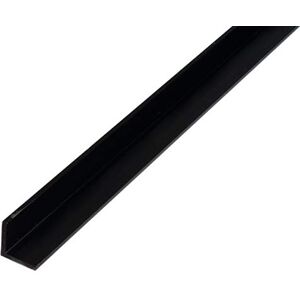 Alberts Perfil angular, Plástico, negro, 1000 x 20 x 20 mm Alberts Perfil angular, Plástico, negro, 1000 x 20 x 20 mm