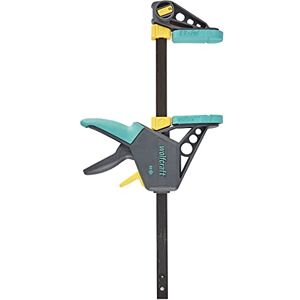 wolfcraft Sargento monomanual PRO L, 300 mm I I Para trabajar de forma controlada y cómoda, perfecto para proyectos de madera y muebles wolfcraft Sargento monomanual PRO L, 300 mm I I Para trabajar de forma controlada y cómoda, perfecto para proyectos de madera y muebles